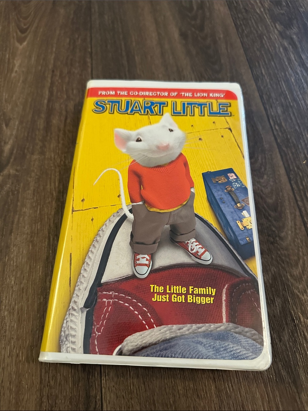 Stuart Little yellow vhs tape